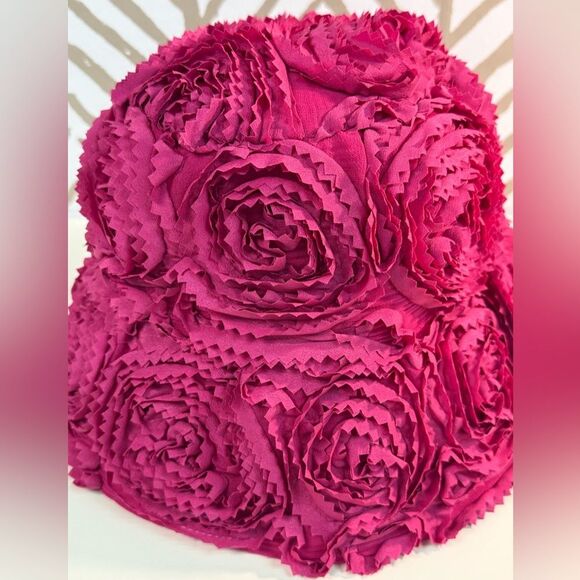 RARE Kate Spade Madison Avenue Collection Pink Floral Bucket Hat RARE